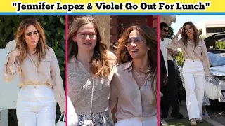 🔥🔥🔥 Jennifer Lopez Seen Outing With Violet Affleck,💐