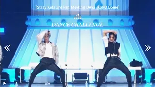 Stray Kids 3rd FAN MEETING [PILOT] Day 2 / Dance Challenge Queencard, 잔소리, 전야, 누너예 & Trouble Maker