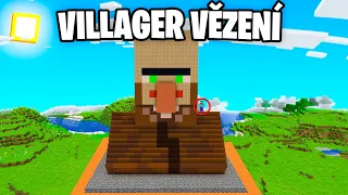 Utíkám 19 hodin z VILLAGER Minecraft Vězení…