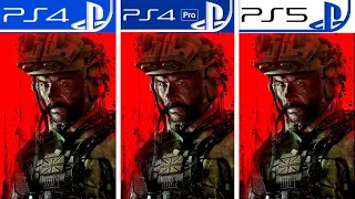 Call of Duty: Modern Warfare 3 | PS4 - PS4 Pro - PS5 | Graphics Comparison Beta | Analista De Bits