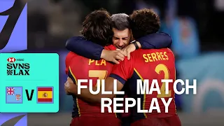 Spain's SENSATIONAL Quarter-final Comeback! | Fiji vs Spain | LA HSBC SVNS - Full Match