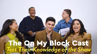 On My Block Cast Test Their Knowledge of the Show | POPSUGAR Pop Quiz