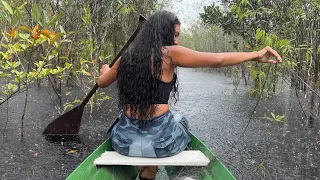 PESCARIA NO IGARAPÉ DO CANIÇO/AMAZONAS- em busca do alimento