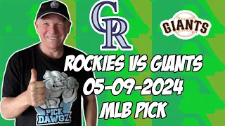 Colorado Rockies vs San Francisco Giants 5/9/24 MLB Pick & Prediction | MLB Betting Tips