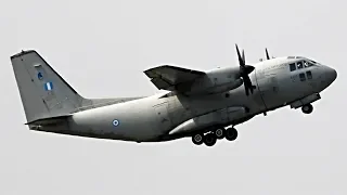 Hellenic Air Force Alenia C-27J Spartan Landing And Takeoff At Belgrade Airport