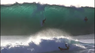 CARNAGE at 2nd Reef Pipeline With Mike Stewart, Andre Botha, Jeff Hubbard & more... #bodyboarding