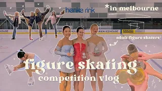 i flew to melbourne for an adult figure skating competition✈️ // crystal challenge 2023 ⛸💎