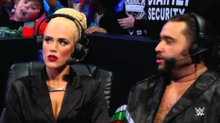 Lana & Rusev In Commentary - Ryback Vs The Ascension  - WWE SmackDown, December 10, 2015