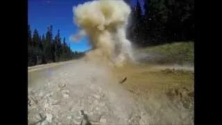 SR 20, North Cascades Highway Rock Blasting - September 10, 2013
