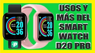 Usos y Beneficios del ⌚ SMART WATCH D20 PRO Y68 💓 - Configuración del APP FITPRO