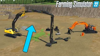 FS22 🚧 New Excavators + Tools 🚧 Farming Simulator 22 Mods
