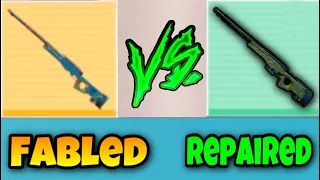 Only AWM 😱 Fabled vs Repaired! Intense Fights | Metro Royale ~ Chapter 13