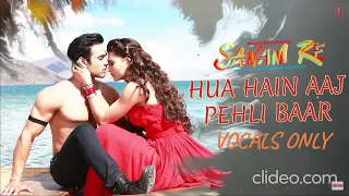 HUA HAIN AAJ PEHLI BAAR (without music) | SANAM RE | ARMAAN MALIK | VOCALS ONLY