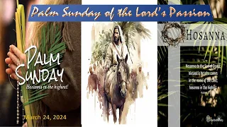 Palm Sunday of the Lord's Passion I A Homily I March 24, 2024.