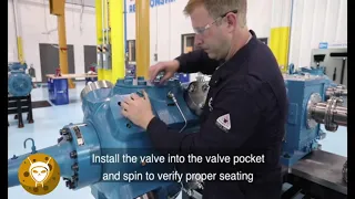 Valve Removal and Installation of Reciprocating Gas Compressor | How to Remove and Install Valve