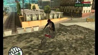 Баг в GTA SA: высокий прыжок на BMX