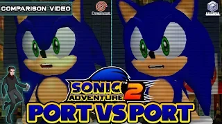 Sonic Adventure 2 Comparison | Dreamcast vs Gamecube | Port vs Port
