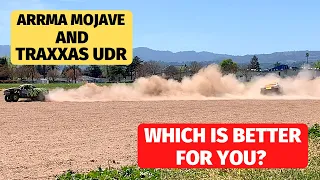 Arrma Mojave and Traxxas UDR rally and jump 1/7 6S BLX bashers and scalers