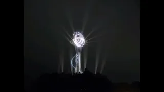 Space needle light show