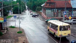 Происшествие в Серпухове. У автохлама вырвало задние колёса... 12 июля 2016г.