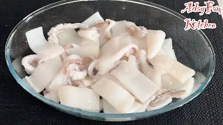 GAWIN ITO SA PUSIT PARA KANG KUMAIN SA RESTAURANT | SQUID RECIPE | PUSIT RECIPE | PANLASANG PINOY