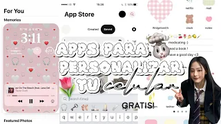 ◌.  𓈀 APPS PARA PERSONALIZAR TU CELULAR 2023