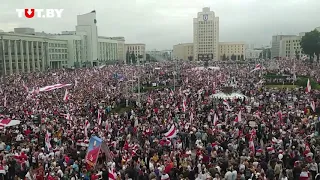 Акция на площади Независимости в Минске 23.08.2020