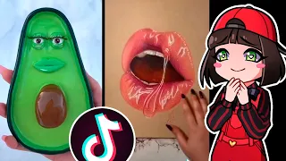 Рисунки в ТикТок часть 2 – Реакция на лучшие видео из Tik Tok вместе с Машкой