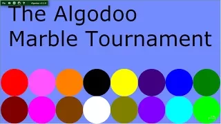 The Algodoo Marble Tournament