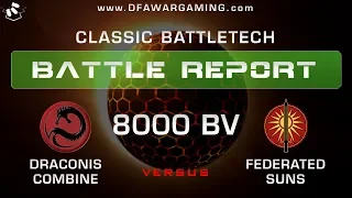 Classic BattleTech Battle Report: Draconis Combine vs. Federated Suns