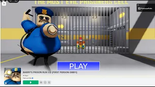 BARRY’S PRISON RUN V2! + BONUS LEVEL FIRST PERSON OBBY!