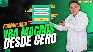 🔥 VBA MACROS en Excel desde cero 2022, crear un formulario