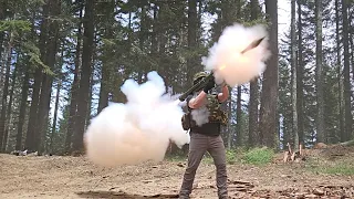 Firing 3D printed Recoilless launcher