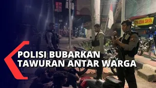 Polisi Bubarkan Aksi Tawuran Antar Warga di Makassar