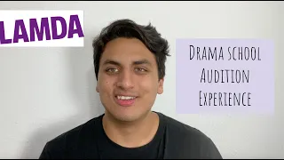 LAMDA Actor Breaks Down ENTIRE Audition Process in Under 5 Mins!