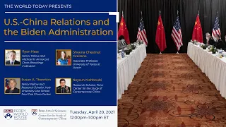 U.S.-China Relations and the Biden Administration