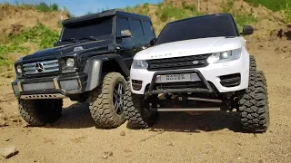 ГЕЛИК почти наказал Range Rover Sport, но .....   Сравнительный тест на бездорожье! Traxxas G500