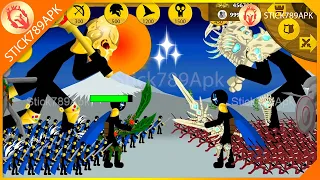 MEGA GOLDEN FINAL BOSS, XIPHOS VS SHADOWRATH, UNDEAD GIANT BOSS | Stick War Legacy Mod | Stick789Apk