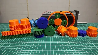 How to Design and 3D print basic spur gears, and how to attach them to shafts (Gears part 1/7)