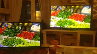 4K LED LCD UHD TV vs. PLASMA 1080p  - Side by Side Comparison