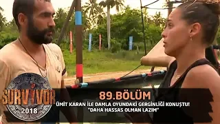 Survivor 2018  | 89. Bölüm |  Ümit Karan ile Damla Oyundaki Gerginliği Konuştu!