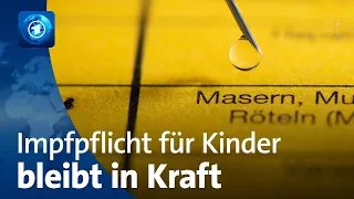 Bundesverfassungsgericht: Masern-Impfpflicht in Kitas und Schulen bestätigt