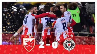 Crvena zvezda - Partizan 2:0, highlights