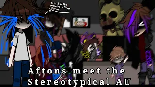 Aftons meet the (old) Stereotypical AU // Gacha Club // Fnaf