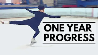 1 Year Figure Skating Progress | 70 Lessons | Adult Figure Skating Journey