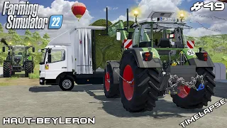 We need the bigger TRUCK for BALES | Animals on Haut-Beyleron | Farming Simulator 22 | Episode 49