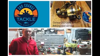 Daiwa GS2 Gold Series spin fishing reel how to take apart and service