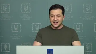 Заявление Владимира Зеленского - 27 02 2022 года - Президент Украины Владимир Зеленский