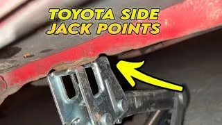 Where to Install a Jack Under your Toyota  Prius, Corolla, Camry, RAV4.. (Side Jacking Points)
