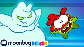 Om Nom Stories - Super-noms:  Ghost Terror - Cut The Rope | Funny Cartoons | Kids Halloween Videos